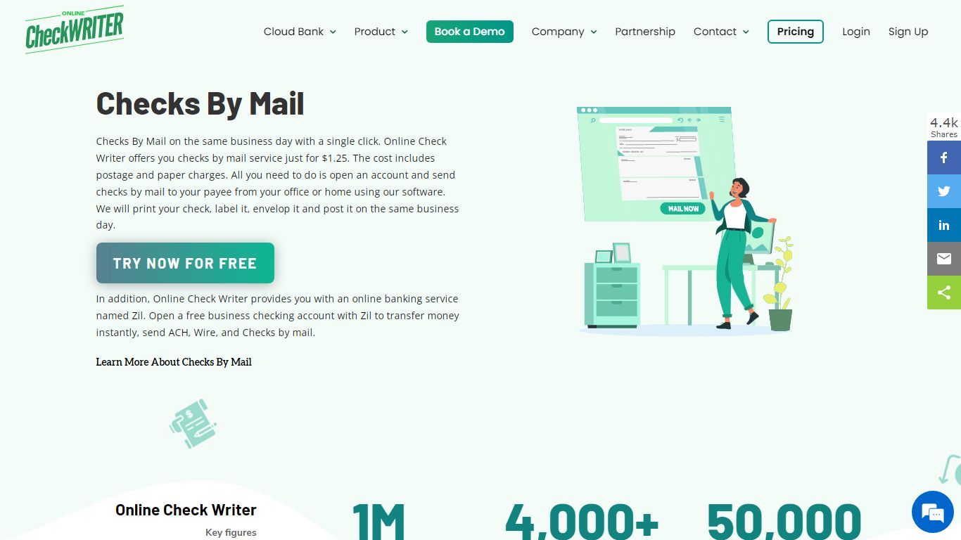 Checks By Mail - Online Check Writer